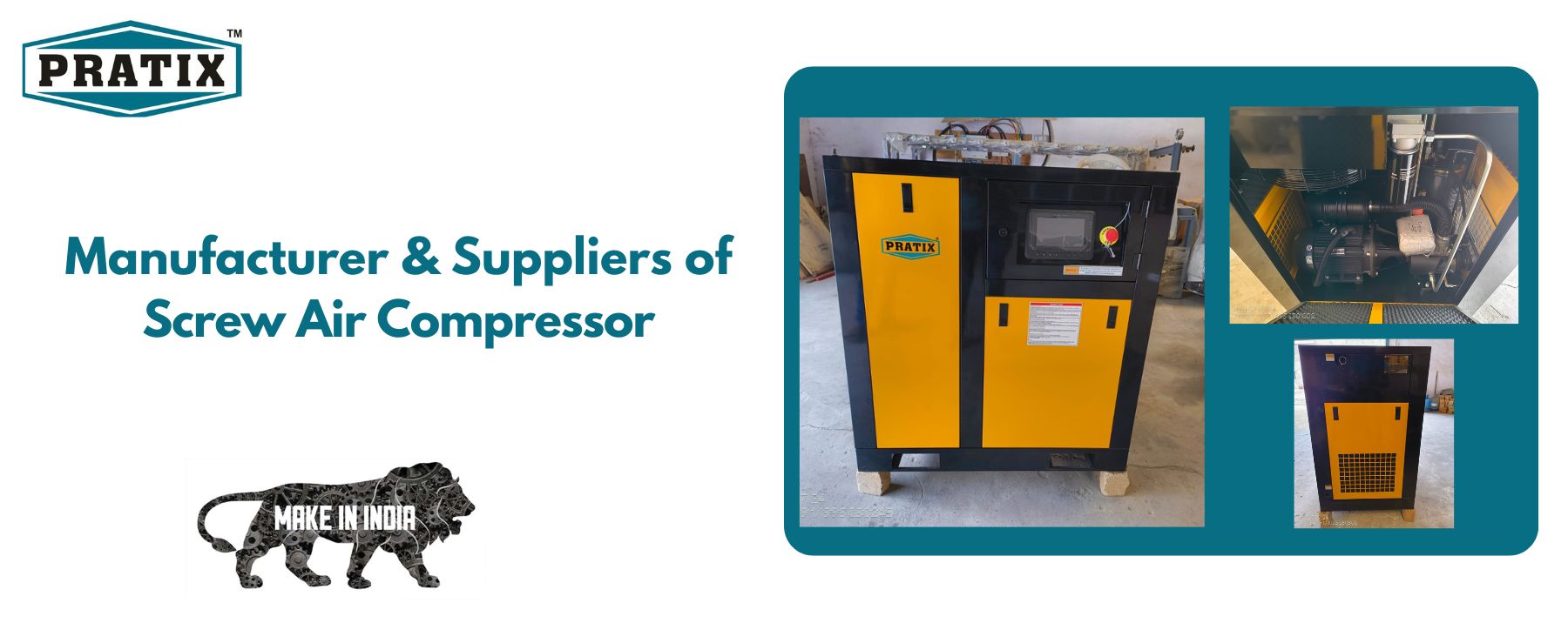 Screw Air Compressor Manufacturers in Rajkot